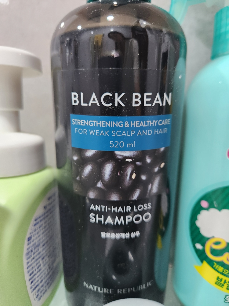 黑豆脱发洗发水的真实用户使用照片