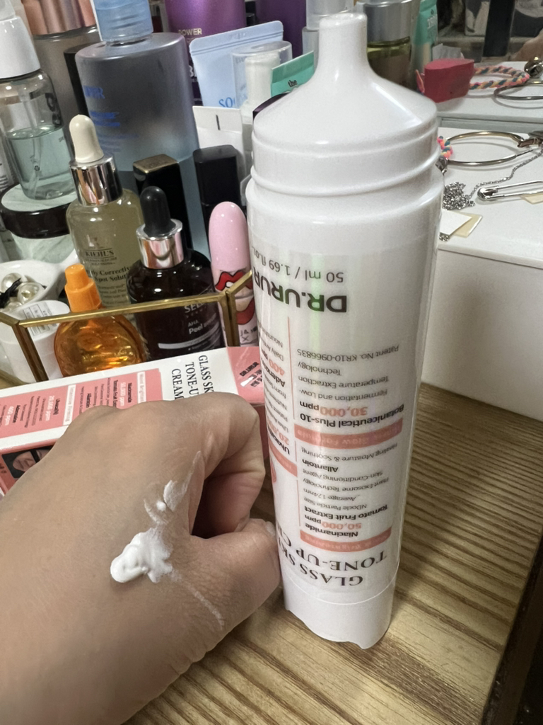玻璃肌肤提亮霜的真实用户使用照片