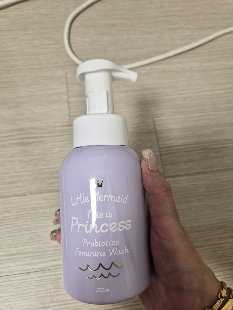 小美人鱼公主益生菌女性洗液的真实用户使用照片