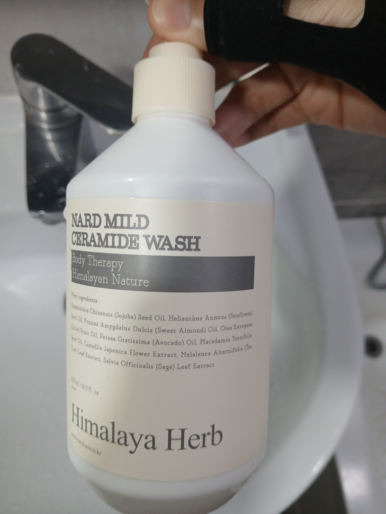 温和神经酰胺沐浴露的真实用户使用照片