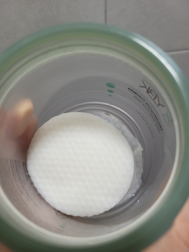 鱼腥草一步式毛孔护理垫的真实用户使用照片