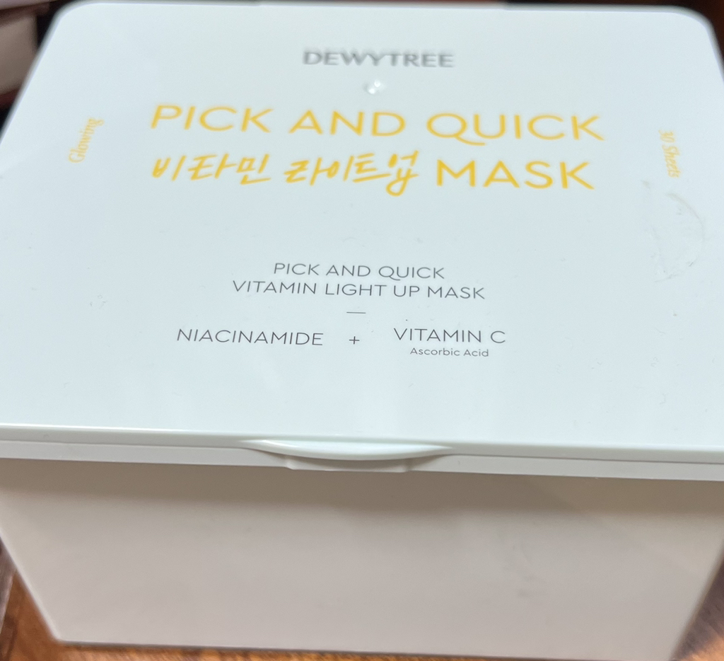 每日抽取式清爽保湿面膜 [维生素亮肤]的真实用户使用照片