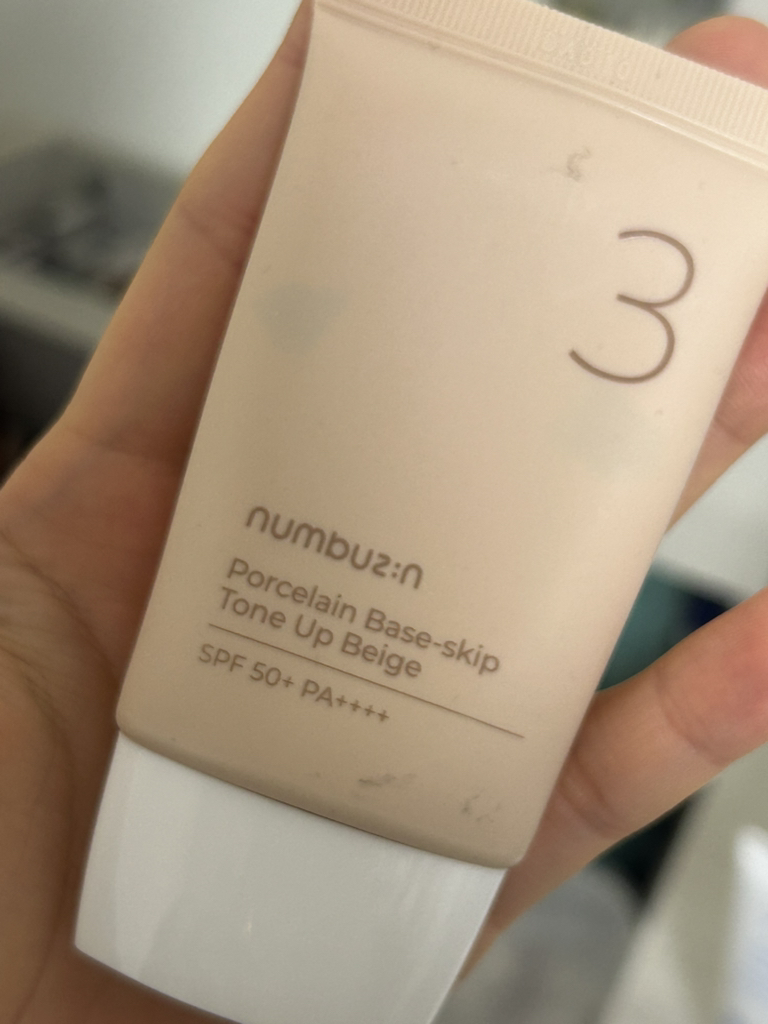 3 号 Porcelain Grain Padeskip Tone Up Beige [SPF50+/PA++++]的真实用户使用照片