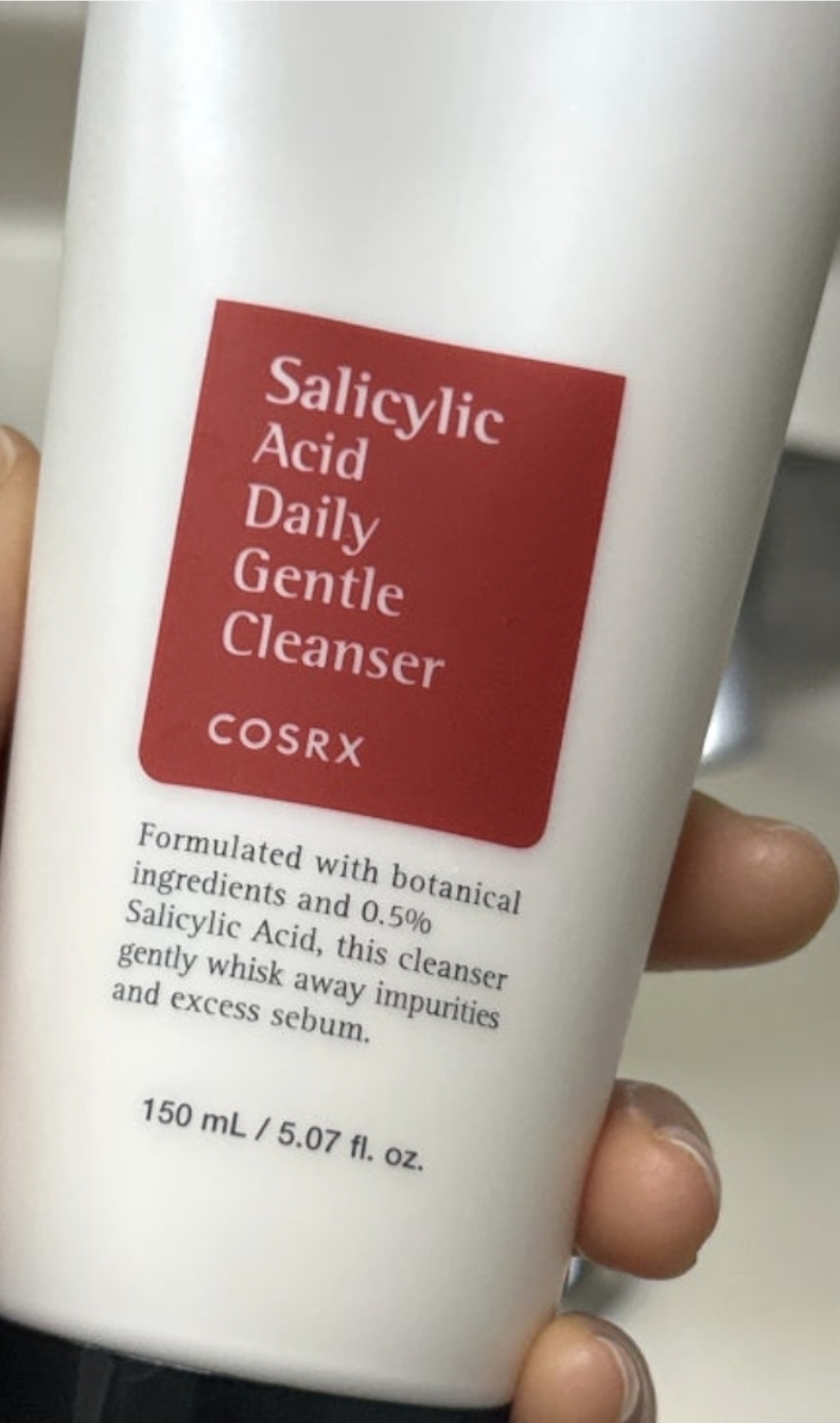 水杨酸日用温和洁面乳的真实用户使用照片