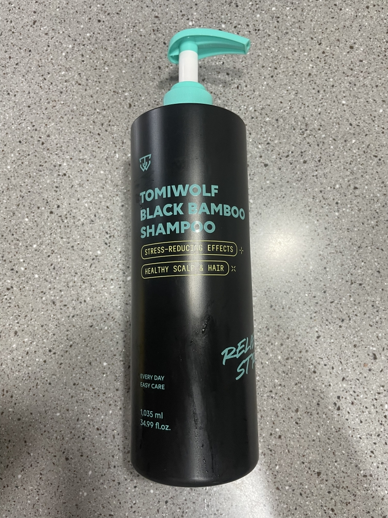 黑竹洗发水的真实用户使用照片