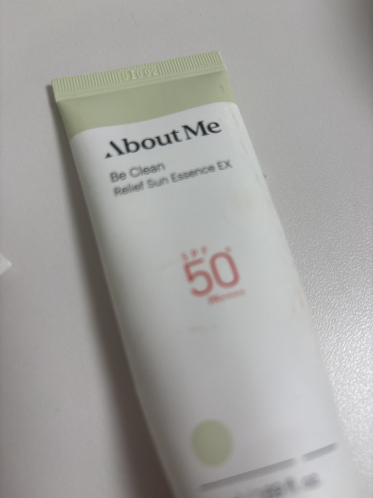 어바웃미 (AboutMe) 비 클린 릴리프 선 에센스 EX [SPF50+/PA++++] review image