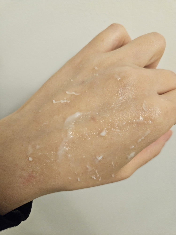 美白去角质啫喱的真实用户使用照片