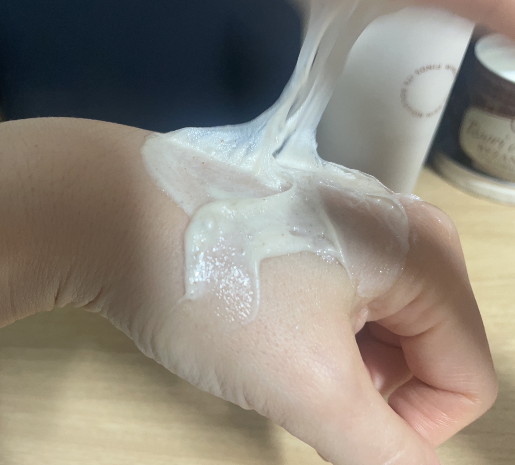 谷物土豆毛孔清洁泡沫的真实用户使用照片