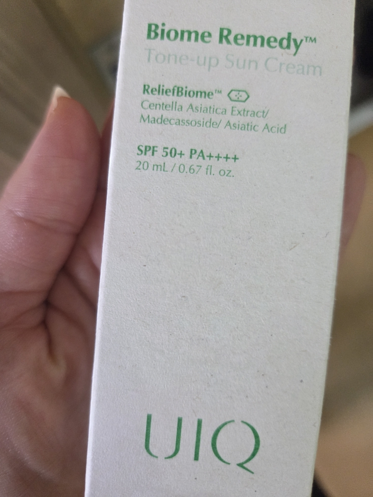 Biome Remedy 调和防晒霜 [SPF50+/PA++++] [绿色] [绿色的真实用户使用照片