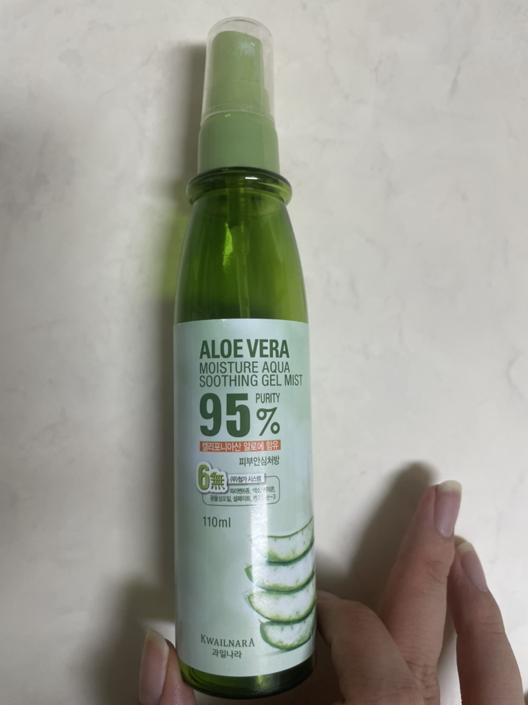 과일나라 (KWAILNARA) 알로에베라 모이스처 아쿠아 리얼 수딩젤 미스트 review image