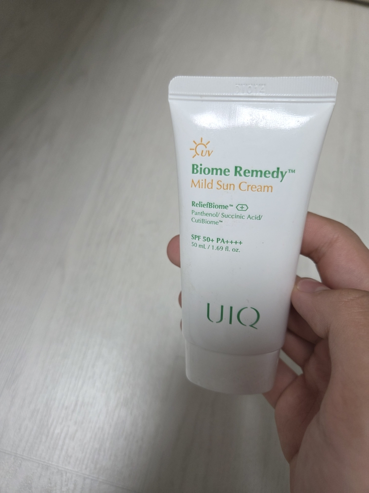 Byom Remedy 温和防晒霜 [SPF50+/PA++++]的真实用户使用照片