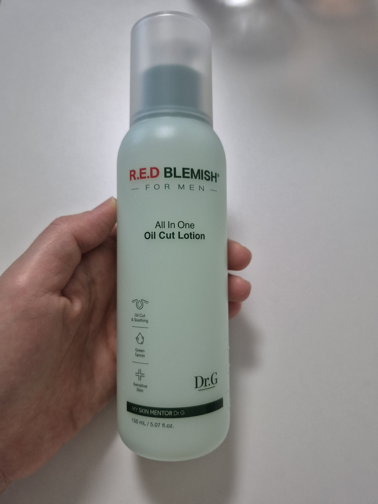 닥터지 (Dr.G) 레드 블레미쉬 포 맨 올인원 오일 컷 로션 review image
