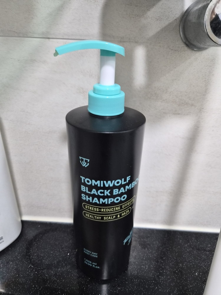 黑竹洗发水的真实用户使用照片