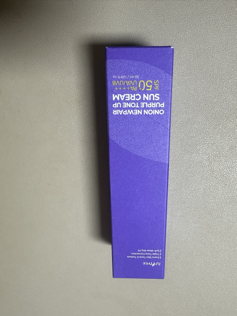 洋葱新公平紫色美白防晒霜 [SPF50+/PA++++]的真实用户使用照片