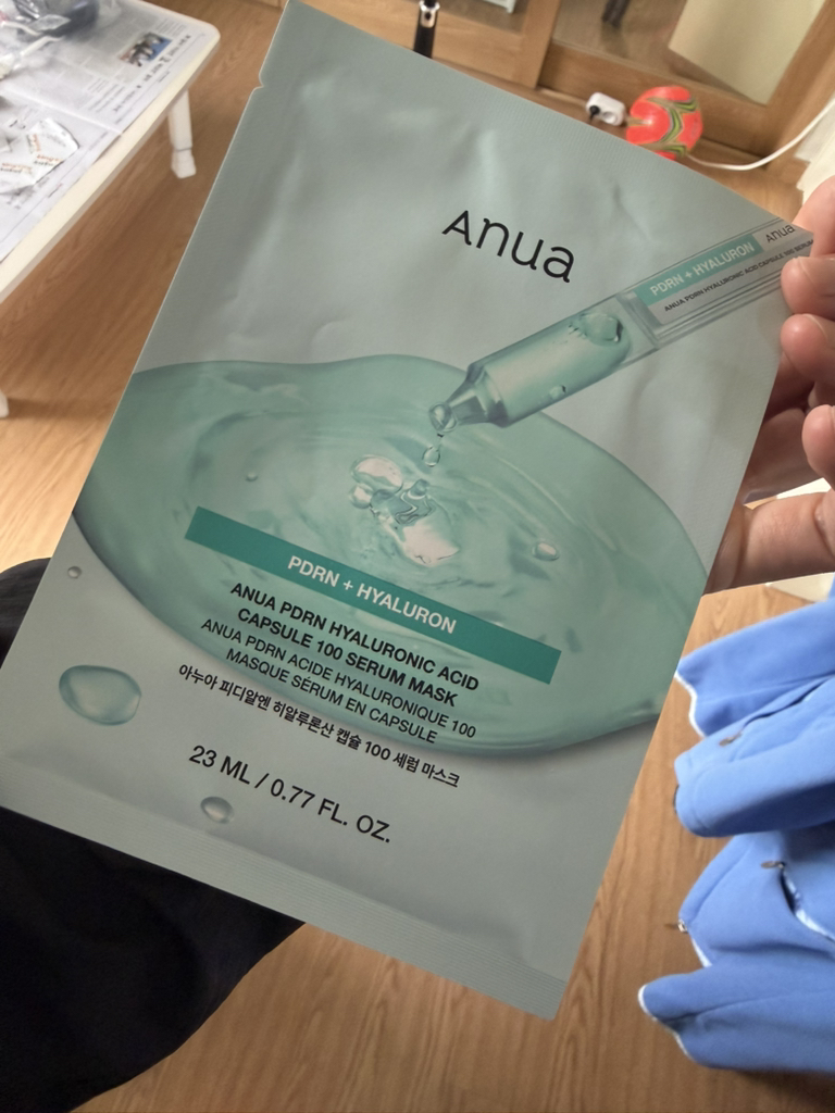 PDRN 玻尿酸胶囊 100 精华素面膜的真实用户使用照片