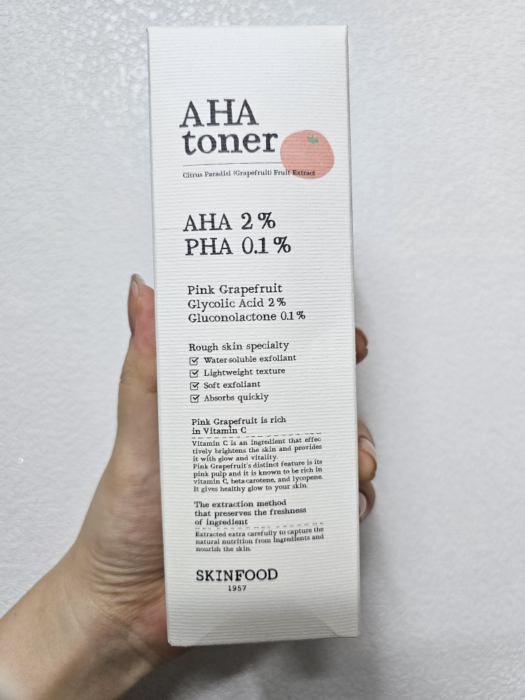 思亲肤 粉红葡萄柚 Aha 爽肤水 common.review image