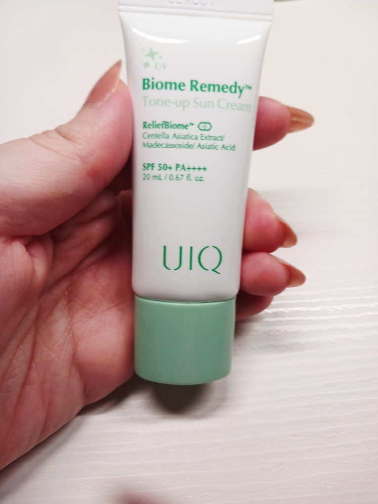 Biome Remedy 调和防晒霜 [SPF50+/PA++++] [绿色] [绿色的真实用户使用照片