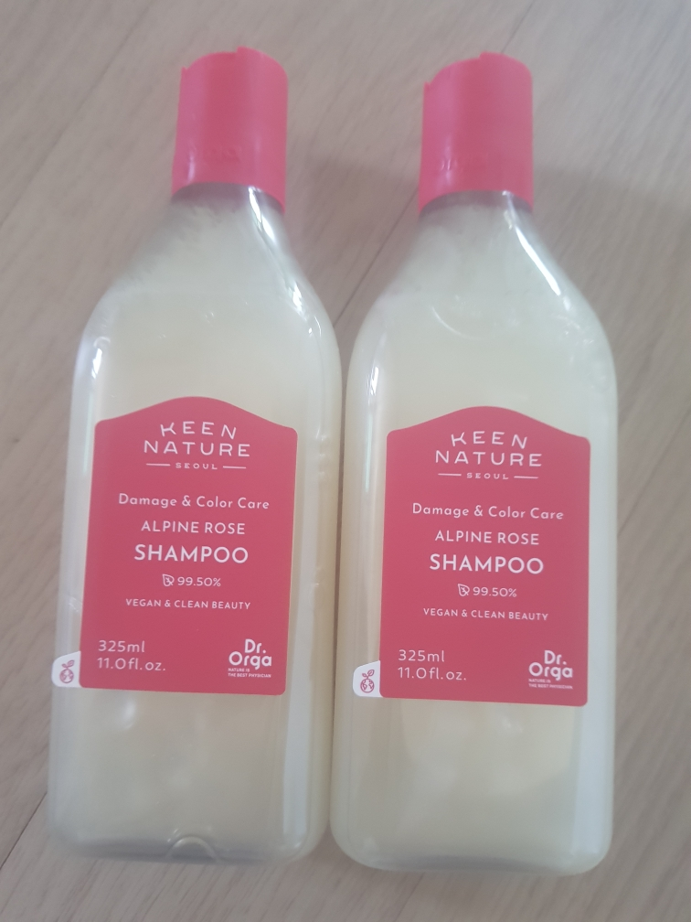 닥터올가 (Dr.Orga) 데미지&컬러케어 알파인 로즈 극손상 약산성 앰플 샴푸 review image