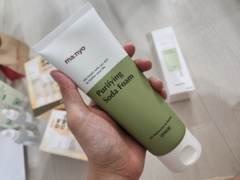 深层毛孔清洁苏打泡沫的真实用户使用照片