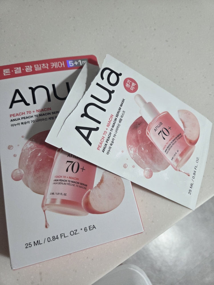 아누아 (Anua) 복숭아 나이아신아마이드 세럼 마스크 review image