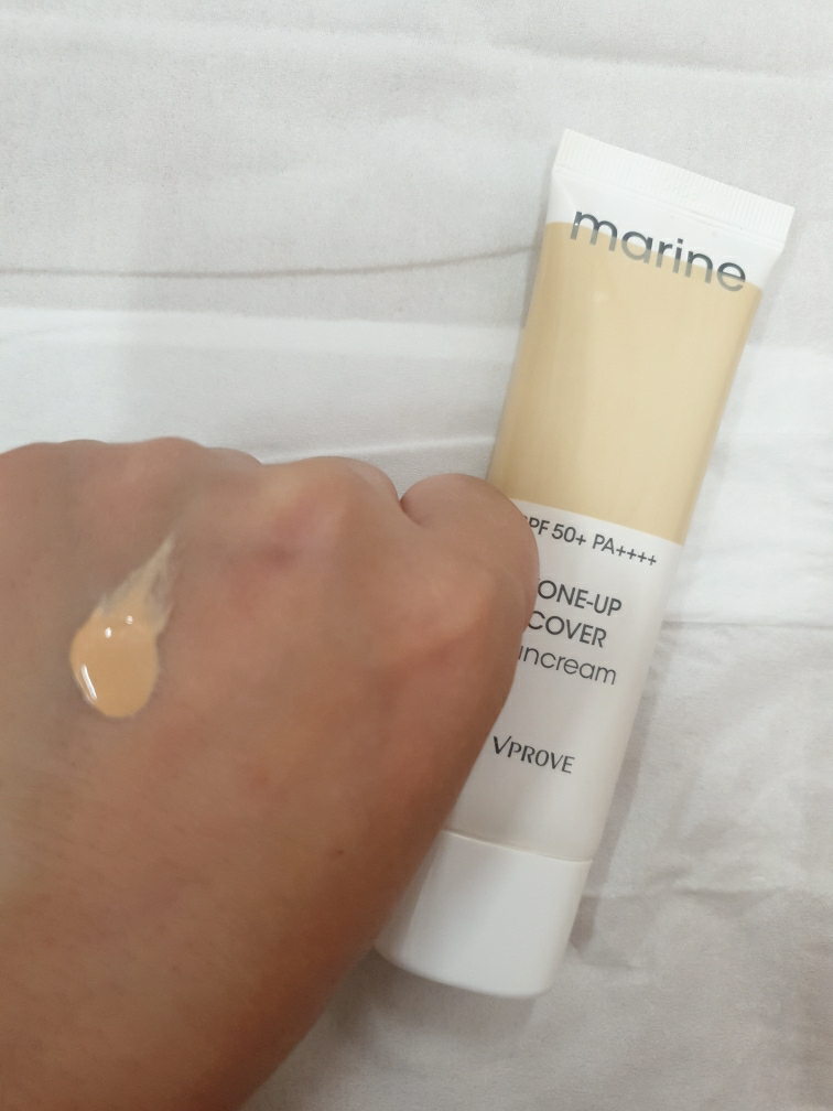 비프루브 (VPROVE) 마린 톤업 커버 선크림 [SPF50+/PA++++] review image