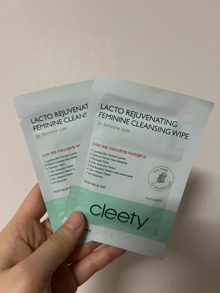 克里蒂 茶树乳酸菌女性清洁湿巾 common.review image