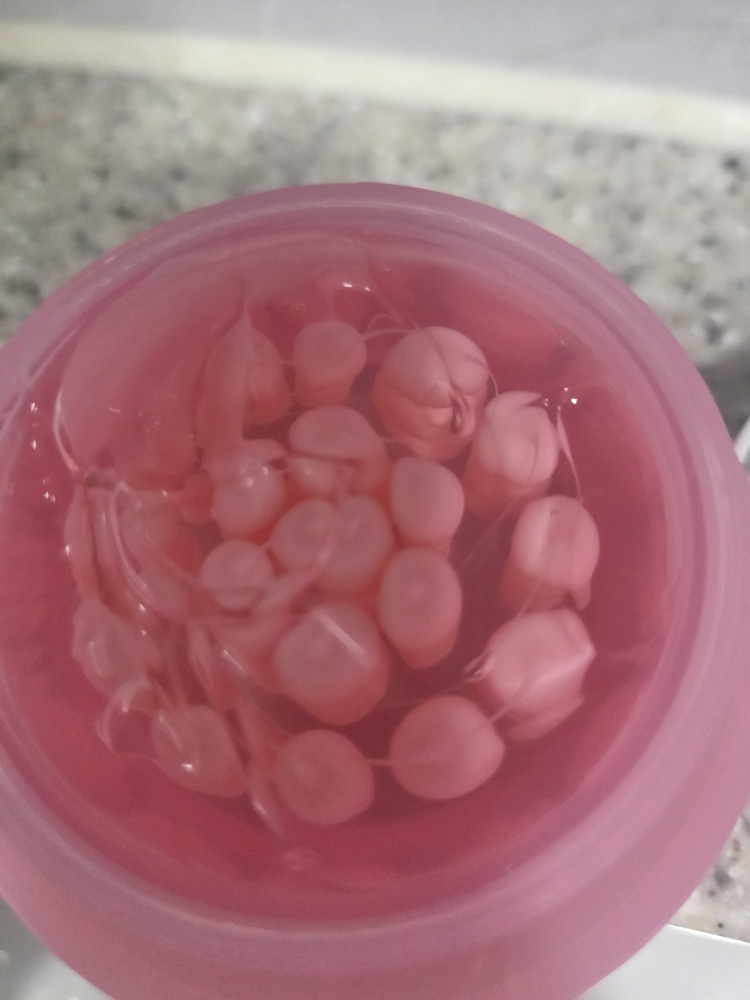 PDRN 粉红色胶原蛋白胶囊霜的真实用户使用照片