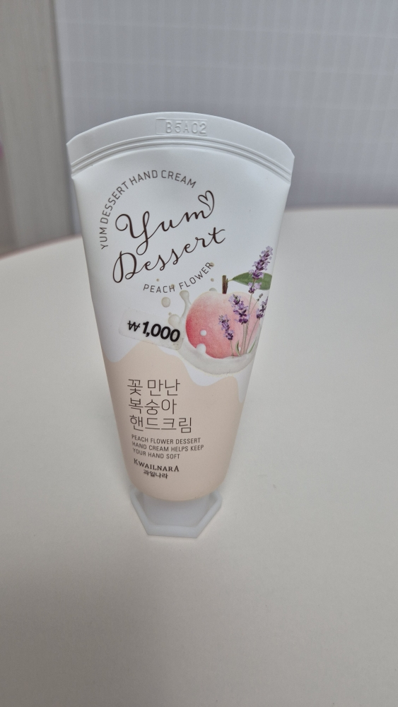 과일나라 (KWAILNARA) 얌 디저트 핸드크림 [꽃만난복숭아크림] review image