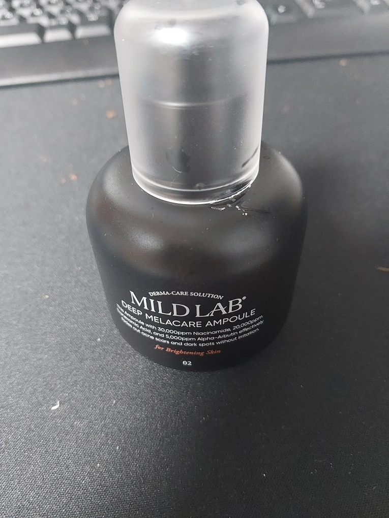 深层 Melacare 安瓿瓶的真实用户使用照片