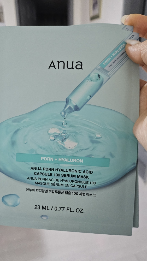 PDRN 玻尿酸胶囊 100 精华素面膜的真实用户使用照片