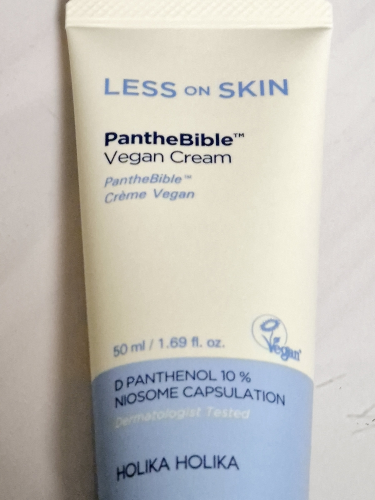 홀리카홀리카 (HOLIKAHOLIKA) 레스온스킨 판테바이블 비건 크림 review image