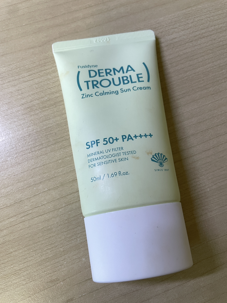 후시다인 (Fusidyne) 더마 트러블 징크 카밍 선크림 [SPF50+/PA++++] review image