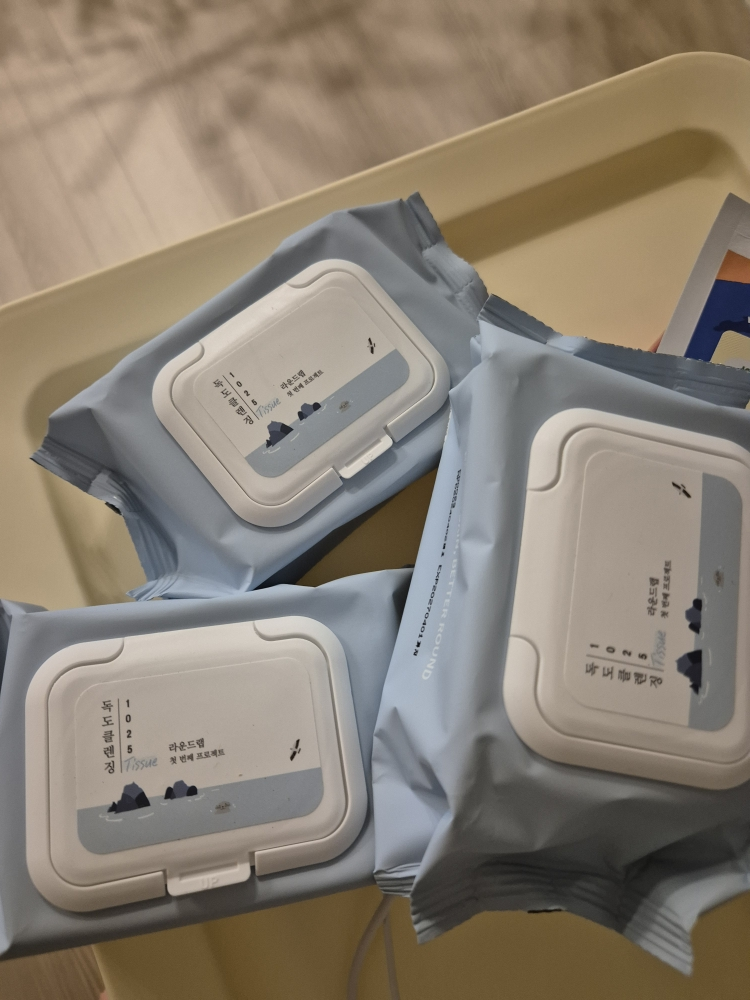 1025 Dokdo 清洁湿巾的真实用户使用照片