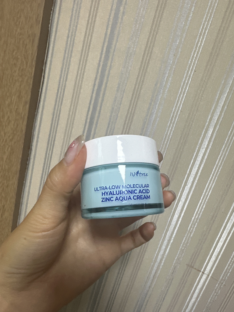 超低分子量透明质酸锌保湿霜的真实用户使用照片