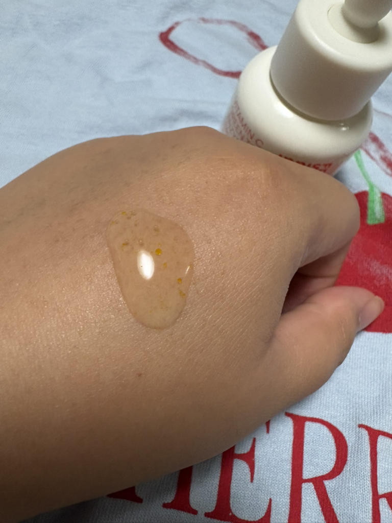 维生素 C 胶囊精华液的真实用户使用照片