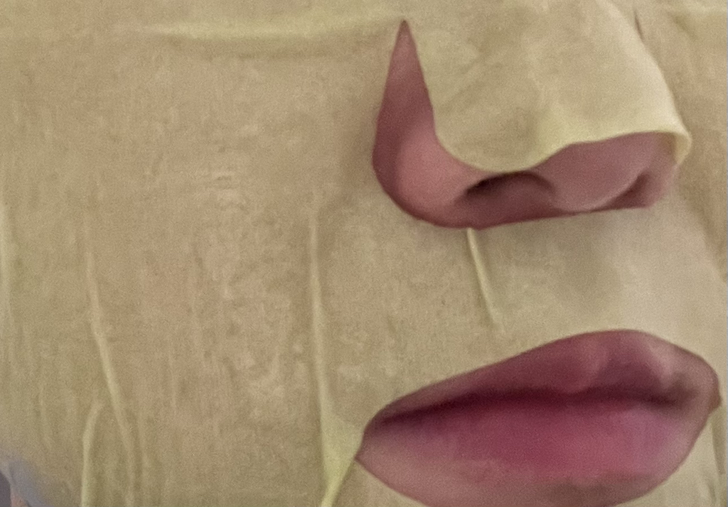 木瓜蛋白酶舒缓面膜的真实用户使用照片