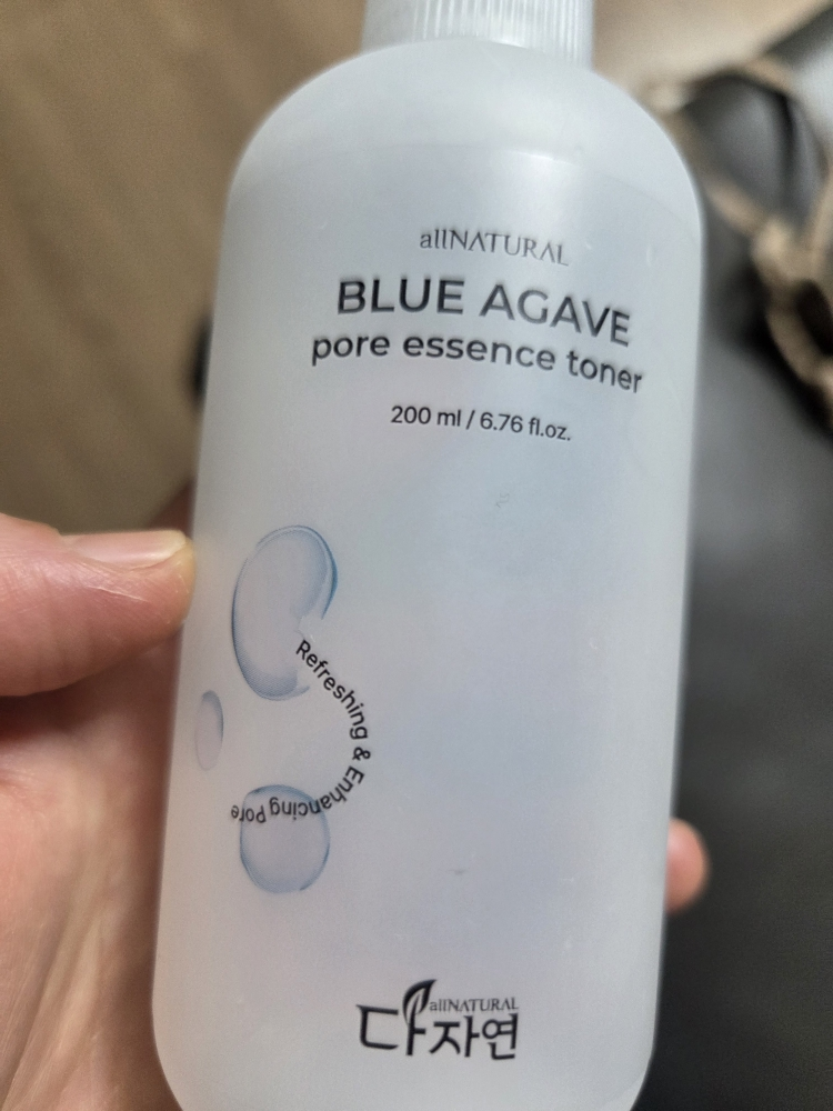 다자연 (allNATURAL) 블루 아가베 포어 에센스 토너 review image