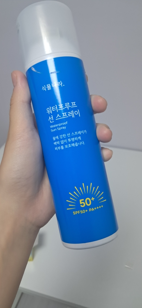 식물나라 (SHINGMULNARA) 워터프루프 선 스프레이 [SPF50+/PA++++] review image