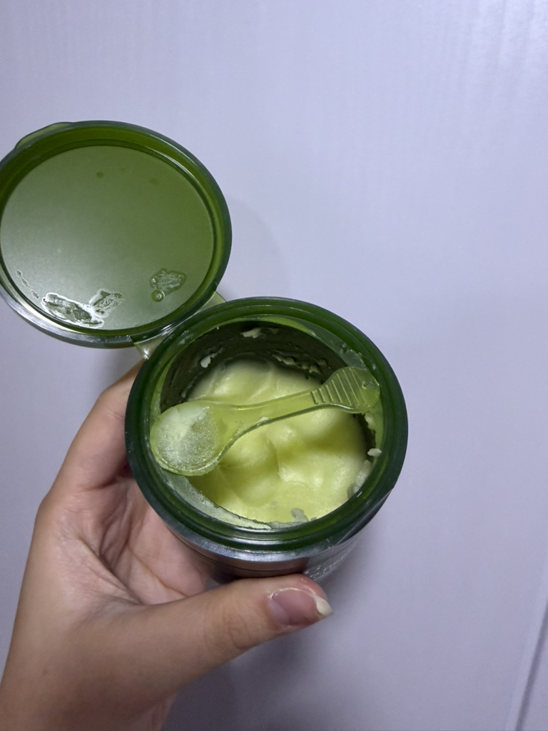 绿色深层毛孔清洁膏的真实用户使用照片