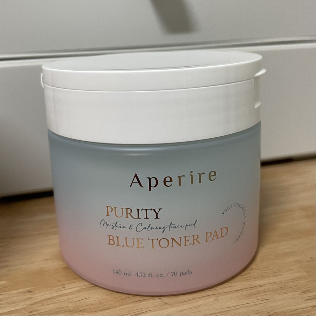 纯蓝色化妆棉的真实用户使用照片