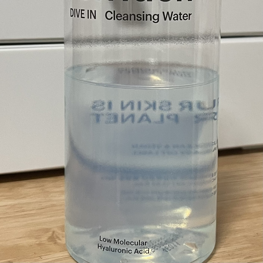 潜入式低分子量透明质酸洁肤水 敏感型的真实用户使用照片
