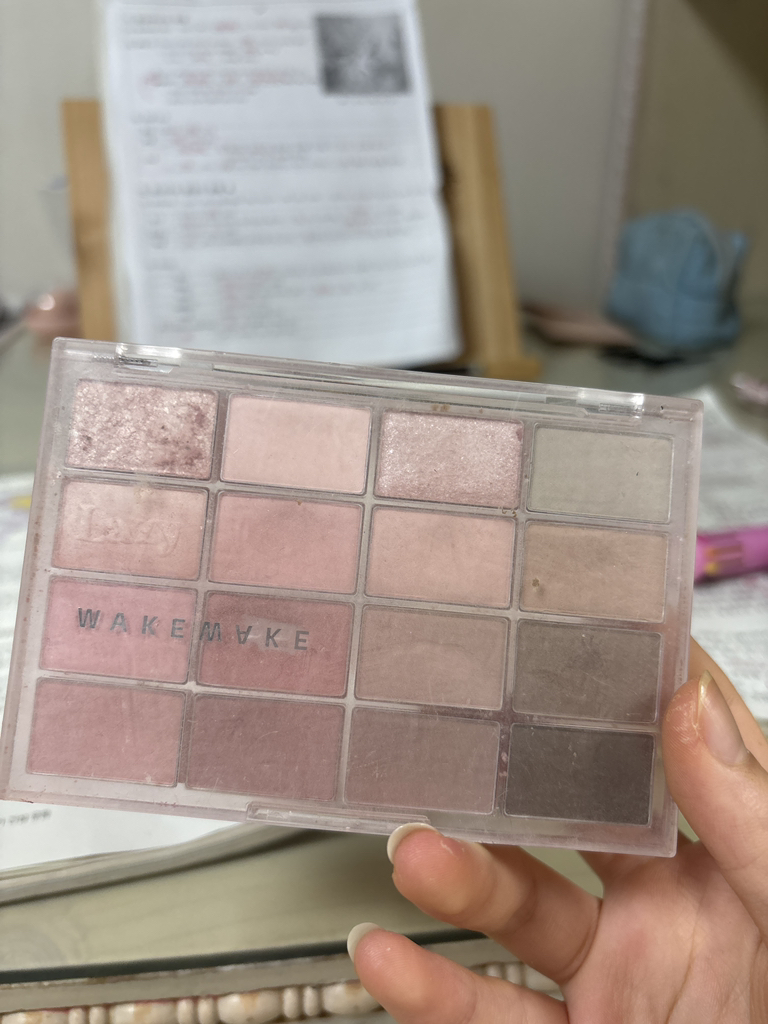 웨이크메이크 (wakemake) 소프트 블러링 아이팔레트 [10 레이지핑크블러링] review image