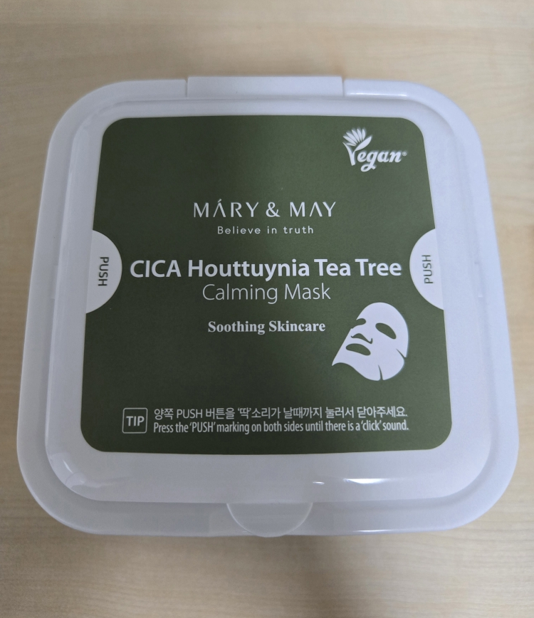 마리엔메이 (MARY&MAY) 시카 어성초 티트리 카밍 마스크 review image