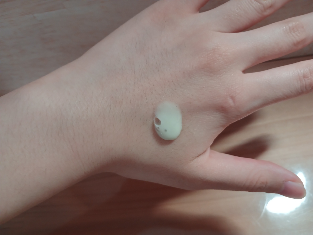 绿豆牛奶去角质凝胶的真实用户使用照片