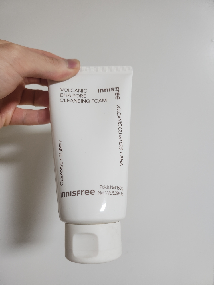 火山石孔洞洗面奶的真实用户使用照片