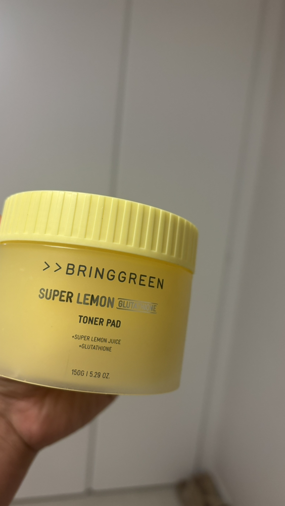 glutathione toner pads numbuzin The product contains 150 ml of liquid toner distributed across the 60 pads BRINGGREEN Super Lemon Glutathione Toner