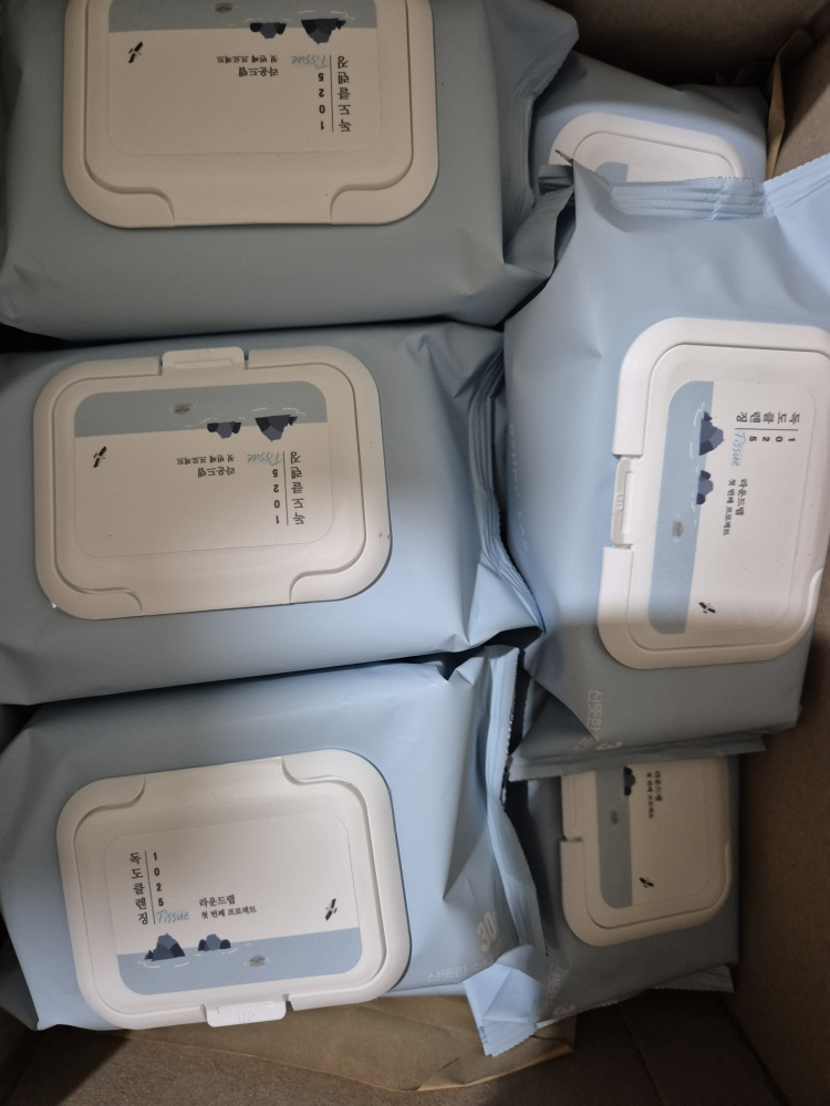 1025 Dokdo 清洁湿巾的真实用户使用照片