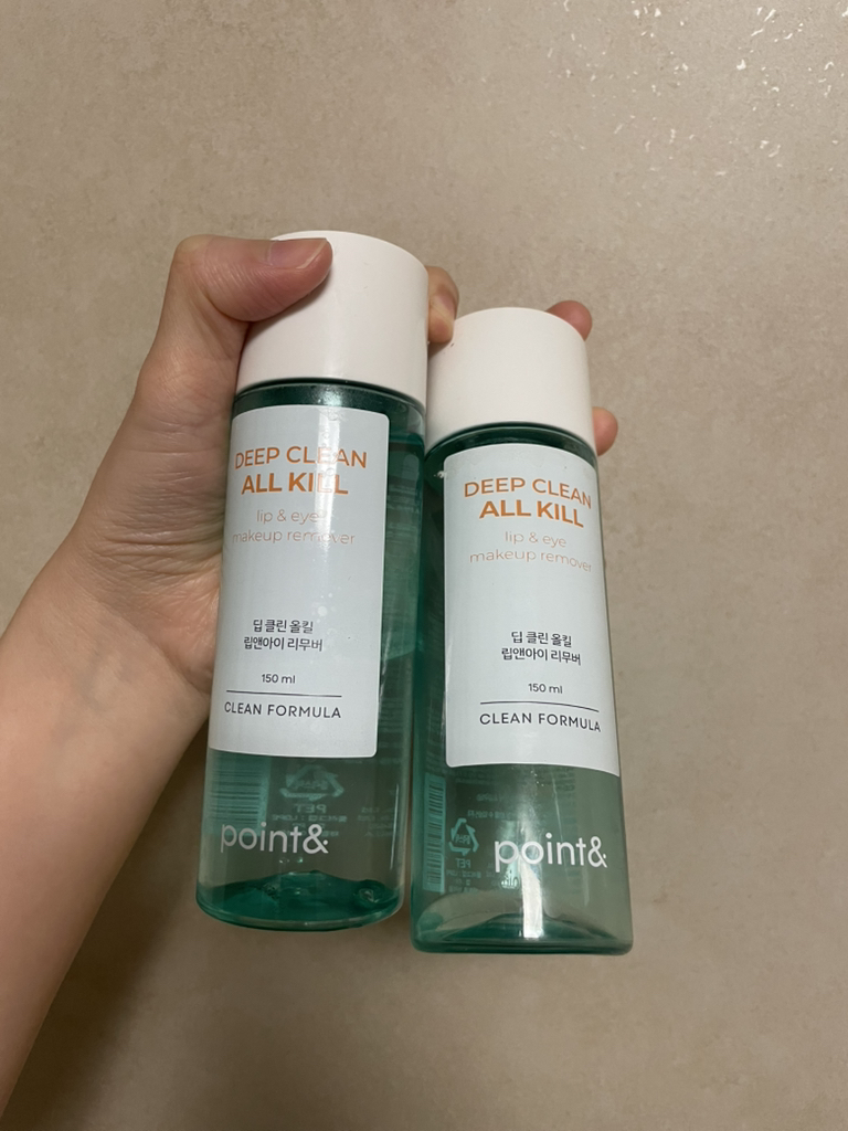 포인트앤 (point&) 딥클린 올킬 립앤아이 리무버 review image