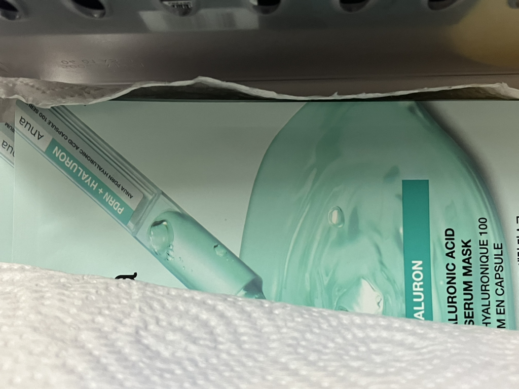 PDRN 玻尿酸胶囊 100 精华素面膜的真实用户使用照片