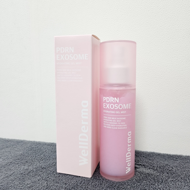 웰더마 (WellDerma) PDRN 엑소좀 하이드레이팅 겔 미스트 review image